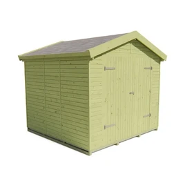 מחסן עץ 251089 בגודל 3/4 מטר בעובי 45, דגם HUGO מבית TUINDECO