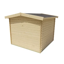 מחסן עץ 251090 בגודל 2.45/2.45 מטר בעובי 19 מ"מ, דגם VALERY מבית TUINDECO