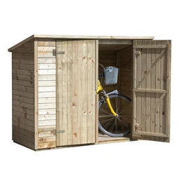 מחסן עץ 251091 בגודל 90/200 ס"מ בעובי 16 מ"מ, דגם WESTERWALD מבית TUINDECO