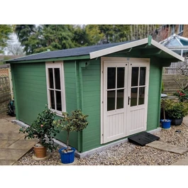 מחסן עץ 251093 בגודל 3/3 מטר בעובי 45, דגם AVON מבית DUNSTER HOUSE