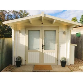 מחסן עץ 251093 בגודל 3/3 מטר בעובי 45, דגם AVON מבית DUNSTER HOUSE