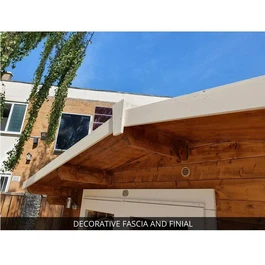 מחסן עץ 251093 בגודל 3/3 מטר בעובי 45, דגם AVON מבית DUNSTER HOUSE