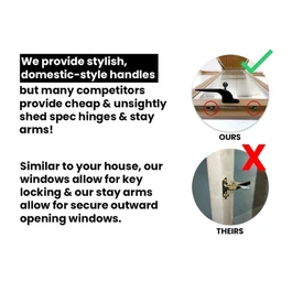 מחסן עץ עם גזיבו 251097 בגודל 6/3 ס"מ בעובי 45 מ"מ, דגם CABIN מבית DUNSTER HOUSE