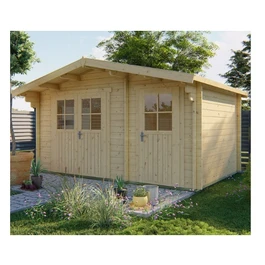 מחסן עץ 251098 בגודל 3/4.5 מטר בעובי 34 מ"מ, דגם FRAGA מבית TUINDECO