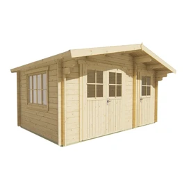 מחסן עץ 251098 בגודל 3/4.5 מטר בעובי 34 מ"מ, דגם FRAGA מבית TUINDECO