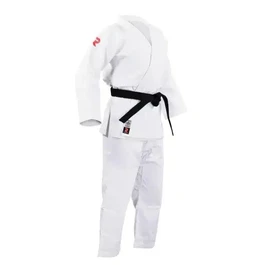 חליפת ג'ודו מקצועית לבנה 251175 מאושרת לתחרויות בינלאומיות