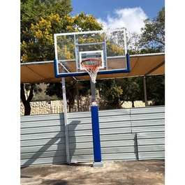 מתקן כדורסל בסקט 2024 מגולוון דגם מקצועי בהתאם לתקן 5515 (יח') 33734