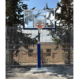 מתקן כדורסל בסקט 2024 מגולוון דגם מקצועי בהתאם לתקן 5515 (יח') 33734