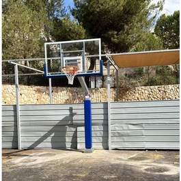 מתקן כדורסל בסקט 2024 מגולוון דגם מקצועי בהתאם לתקן 5515 (יח') 33734