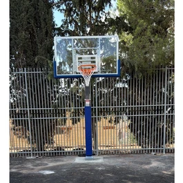 מתקן כדורסל בסקט 2024 מגולוון דגם מקצועי בהתאם לתקן 5515 (יח') 33734