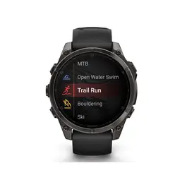 שעון ספורט חכם 251222 דגם FENIX 8 AMOLED SAPPHIRE TITANIUM - בקוטר 47 מ"מ מבית GARMIN