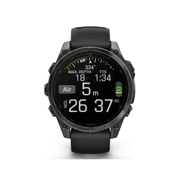 שעון ספורט חכם 251222 דגם FENIX 8 AMOLED SAPPHIRE TITANIUM - בקוטר 47 מ"מ מבית GARMIN