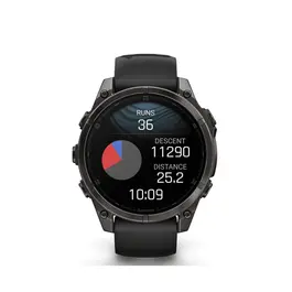 שעון ספורט חכם 251222 דגם FENIX 8 AMOLED SAPPHIRE TITANIUM - בקוטר 47 מ"מ מבית GARMIN
