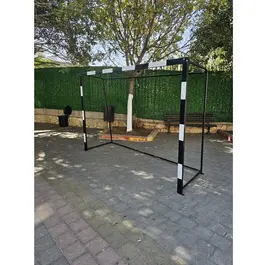 שער קט-רגל נייד 300/200 ס"מ פרופיל 40-80 ס"מ פרופיל אחורי עגול (2 צול) מבית CITYSPORT