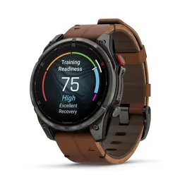 שעון ספורט חכם 251223 דגם FENIX 8 Pro AMOLED Sapphire Carbon grey DLC titanium - קוטר 47 מ"מ מבית GARMIN