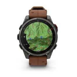 שעון ספורט חכם 251223 דגם FENIX 8 Pro AMOLED Sapphire Carbon grey DLC titanium - קוטר 47 מ"מ מבית GARMIN