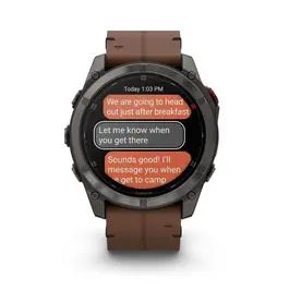 שעון ספורט חכם 251224 דגם FENIX 8 Pro AMOLED Sapphire Carbon grey DLC titanium - קוטר 51 מ"מ מבית GARMIN