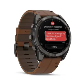 שעון ספורט חכם 251224 דגם FENIX 8 Pro AMOLED Sapphire Carbon grey DLC titanium - קוטר 51 מ"מ מבית GARMIN