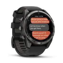 שעון ספורט חכם 251225 דגם FENIX 8 Pro MICROLED - קוטר 51 מ"מ מבית GARMIN