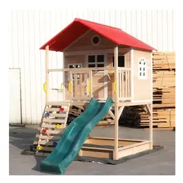 בית עץ לילדים עם מגלשה 251246 מבית CITYSPORT