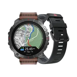 שעון חכם לספורטאים 251308 עם GPS דגם Grit X2 בצבע חום מבית POLAR