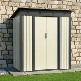 מחסן מתכת 251326 בגודל 1.20/1.80 מטר מבית GARDEN TOP