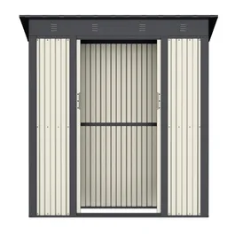 מחסן מתכת 251326 בגודל 1.20/1.80 מטר מבית GARDEN TOP