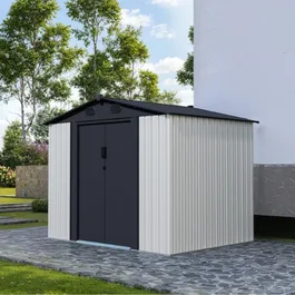 מחסן מתכת 251327 בגודל 2.47/1.93 מטר מבית GARDEN TOP