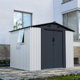 מחסן מתכת 251327 בגודל 2.47/1.93 מטר מבית GARDEN TOP