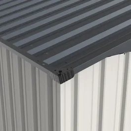 מחסן מתכת 251328 בגודל 1.86/2.41 מטר מבית GARDEN TOP
