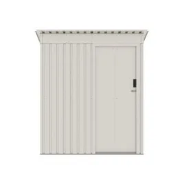 מחסן מתכת 251330 בגודל 1.63/0.89 מטר, צבע שמנת, מבית GARDEN TOP