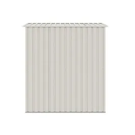 מחסן מתכת 251330 בגודל 1.63/0.89 מטר, צבע שמנת, מבית GARDEN TOP