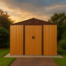 מחסן מתכת 251332 בגודל 2.36/1.74 מטר מבית GARDEN TOP