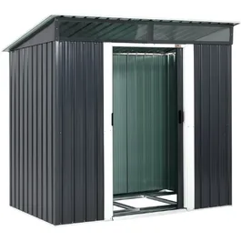 מחסן מתכת 251333 בגודל 1.95/1.21 מטר מבית GARDEN TOP