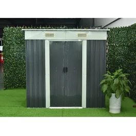 מחסן מתכת 251337 בגודל 1.94/1.21 מטר מבית GARDEN TOP