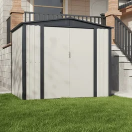 מחסן מתכת 251340 בגודל 2.40/1.80 מטר מבית GARDEN TOP