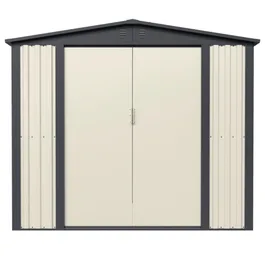 מחסן מתכת 251340 בגודל 2.40/1.80 מטר מבית GARDEN TOP