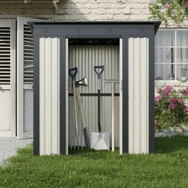 מחסן מתכת 251342 בגודל 1.80/0.92 מטר מבית GARDEN TOP