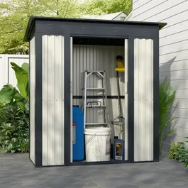 מחסן מתכת 251342 בגודל 1.80/0.92 מטר מבית GARDEN TOP