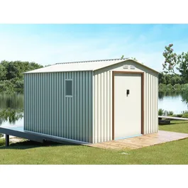 מחסן מתכת 251343 בגודל 2.77/3.19 מטר מבית GARDEN TOP