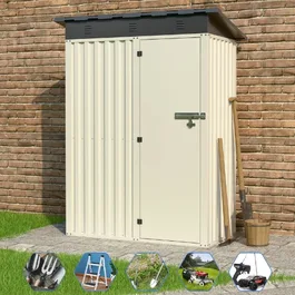 מחסן מתכת 251345 בגודל 0.75/1.50 מטר מבית GARDEN TOP