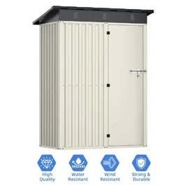 מחסן מתכת 251345 בגודל 0.75/1.50 מטר מבית GARDEN TOP