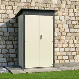 מחסן מתכת 251349 בגודל 1.20/1.20 מטר מבית GARDEN TOP
