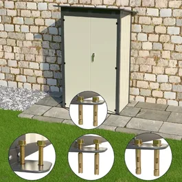מחסן מתכת 251350 בגודל 1.20/0.90 מטר מבית GARDEN TOP