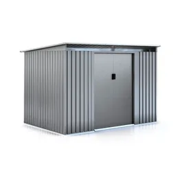 מחסן מתכת 251356 בגודל 2.61/1.81 מטר מבית GARDEN TOP