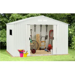 מחסן מתכת 251357 בגודל 3.40/3.19 מטר מבית GARDEN TOP