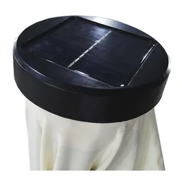 שמשיה עגולה עם תאורה סולרית 251367 בקוטר 3 מטר מבית CITYSPORT