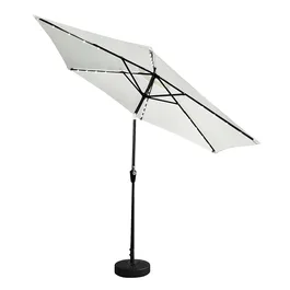 שמשיה עגולה עם תאורה סולרית 251367 בקוטר 3 מטר מבית CITYSPORT