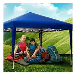 גזיבו מתקפל 251372 בגודל 3/3 מטר בצבע כחול מבית CITYSPORT