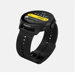שעון ספורט וכושר 251384 דגם RUN בצבע All Black (Silicone Strap) מבית SUUNTO